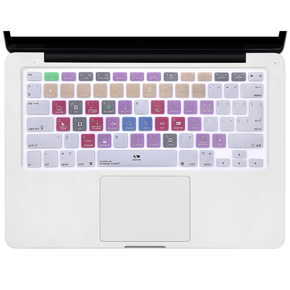 Hrh premiere pro final cut pro x ai ps genvej tastatur skin cover til macbook air pro retina 13 15 17 us/ eu layout både: Steinberg cubase