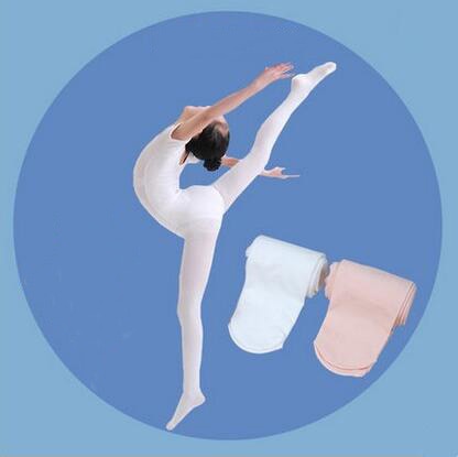 Wit Fluwelen Professionele Ballet Tap Dans Panty Voor Kinderen Meisje Vrouwen Stretch Betaalde Gymnastiek Panty Kousen