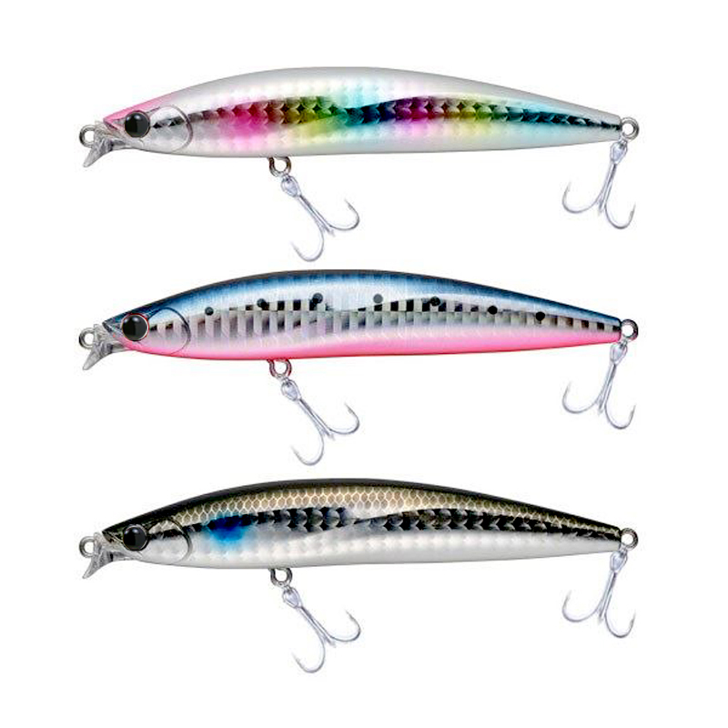Top leurre de pêche gamme peu profonde vairon flottant 98mm 13g longue coulée bar Jerkbait eau salée grand appât dur Wobbler