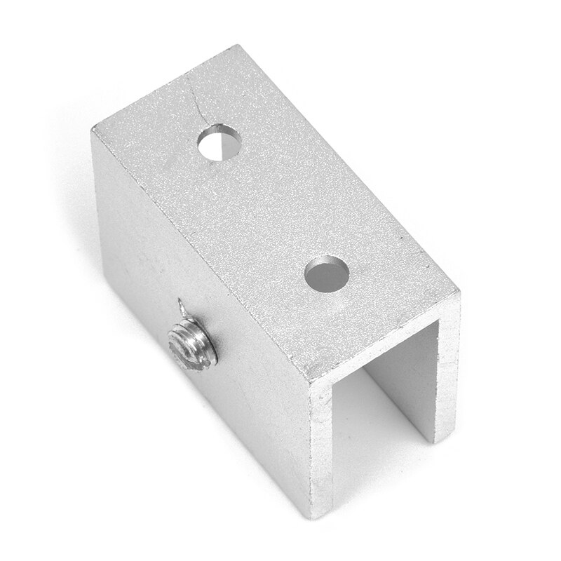 2Rectangular-Shape Glass Clamp Glass Shelf Clamp Clip w/ Screws