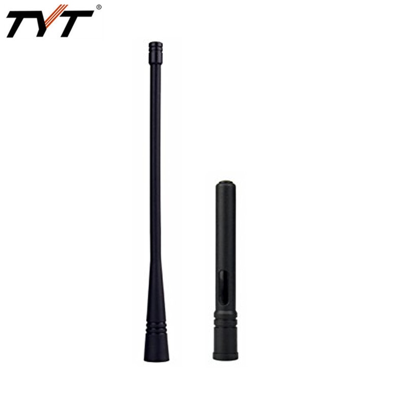 Original TYT Antenna (Short:95mm+Long:172mm) SMA-M Connector UHF 400-480 MHz 10W High Gain 2.15dBi for TYT MD-380 Two Way Radio