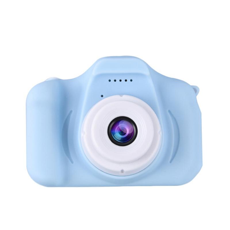 Mini Hd Camera Toy Small Slr Portable Children Digital Camera Educational Toy: Light blue