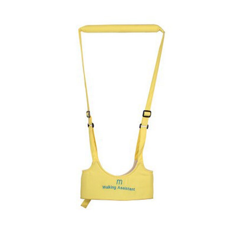Nova chegada do bebê walker arnês do bebê assistente da criança trela para crianças aprendendo andando cinto de segurança da criança prevenção queda: YELLOW