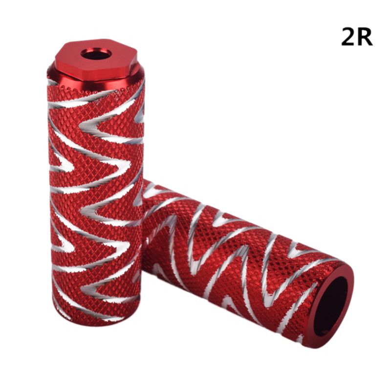 1 pair Mountain Bike Bicycle Axle Pedal Alloy Foot Stunt Pegs Cylinder Black MTB Bike Pedal Anti-Slip Front Rear Axle Foot Pick