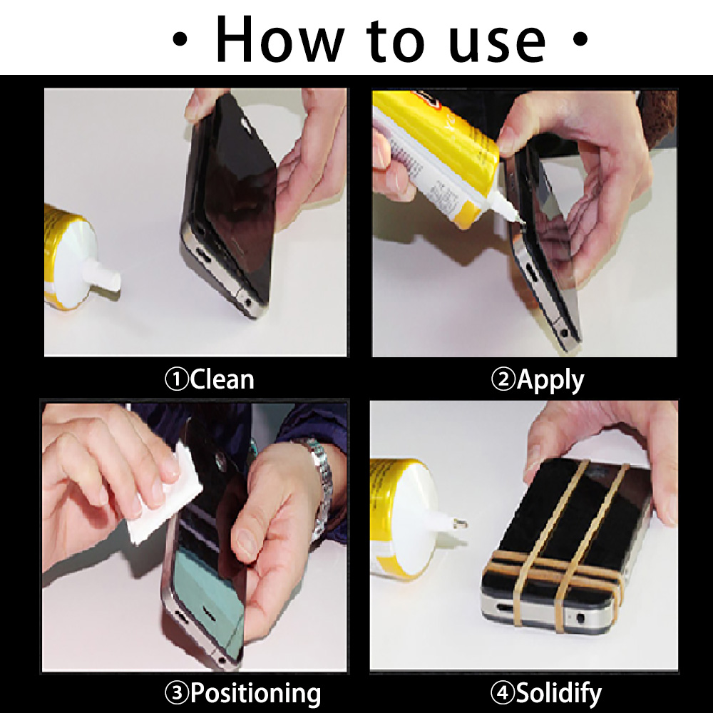 15/50/110ML Trasparente T8000 Colla Trasparente Riparazione Del Telefono Gioielli Artigianali in Fibra Componente Elettronico Contatto Adesivo T-8000 Sigillante