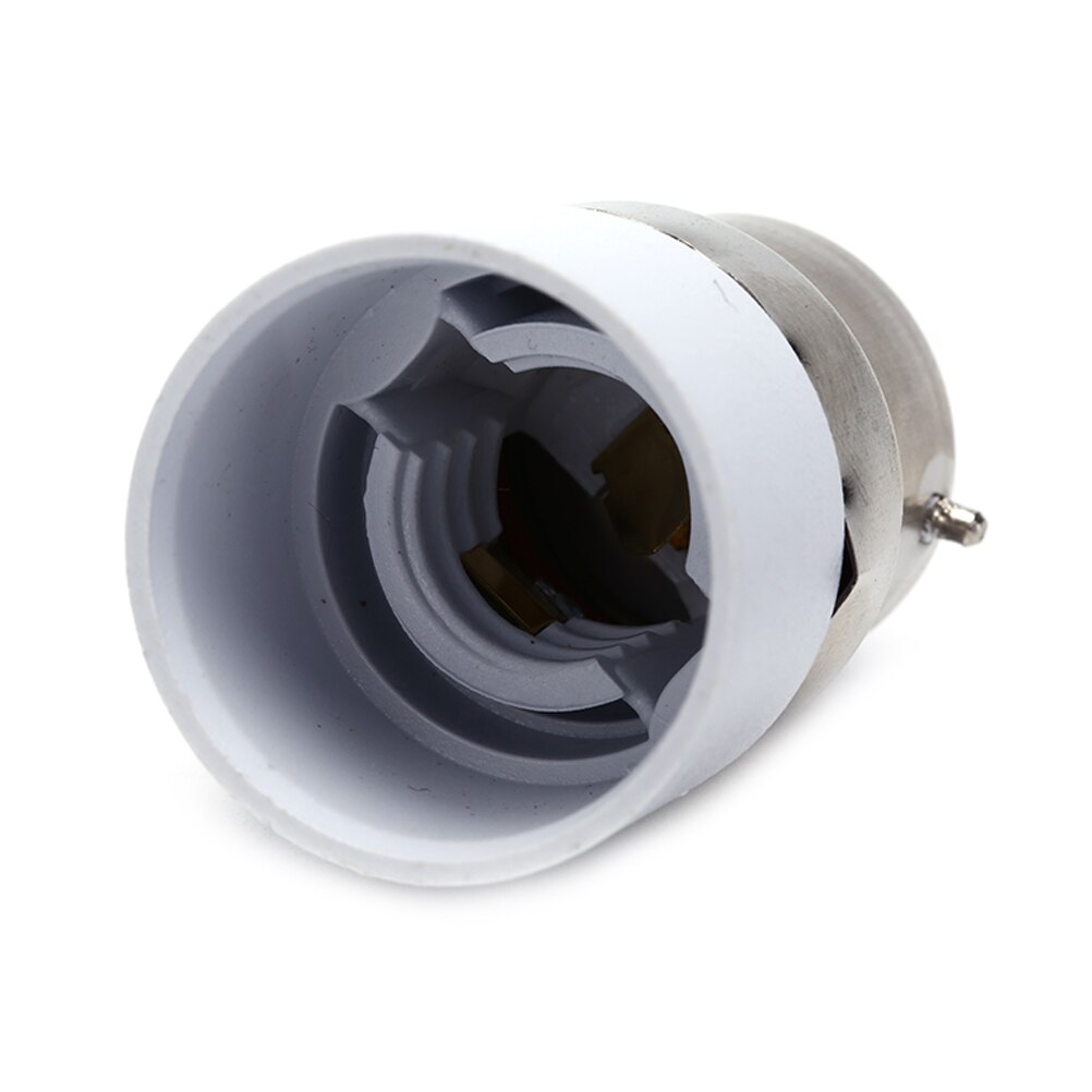Lys og lys skrue led lyspære sokkel  b22 to e14 adapter led lampe pære sokkel holder omformer brannsikkert materiale for hjemmet
