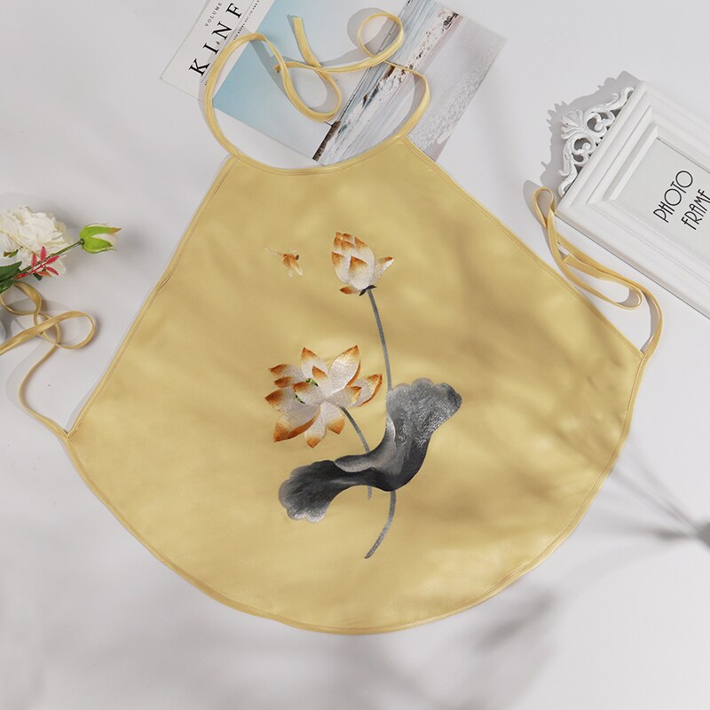 100% handmade Silk Stickerei zubehör erwachsene Chinesischen brust abdeckungen lotus muster Valentinstag