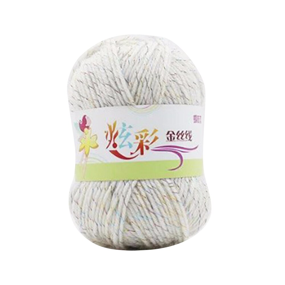 4 Strands Soft Knitting Crochet Thread Hand Woolen Yarn DIY Apparel Sewing Accessories: White
