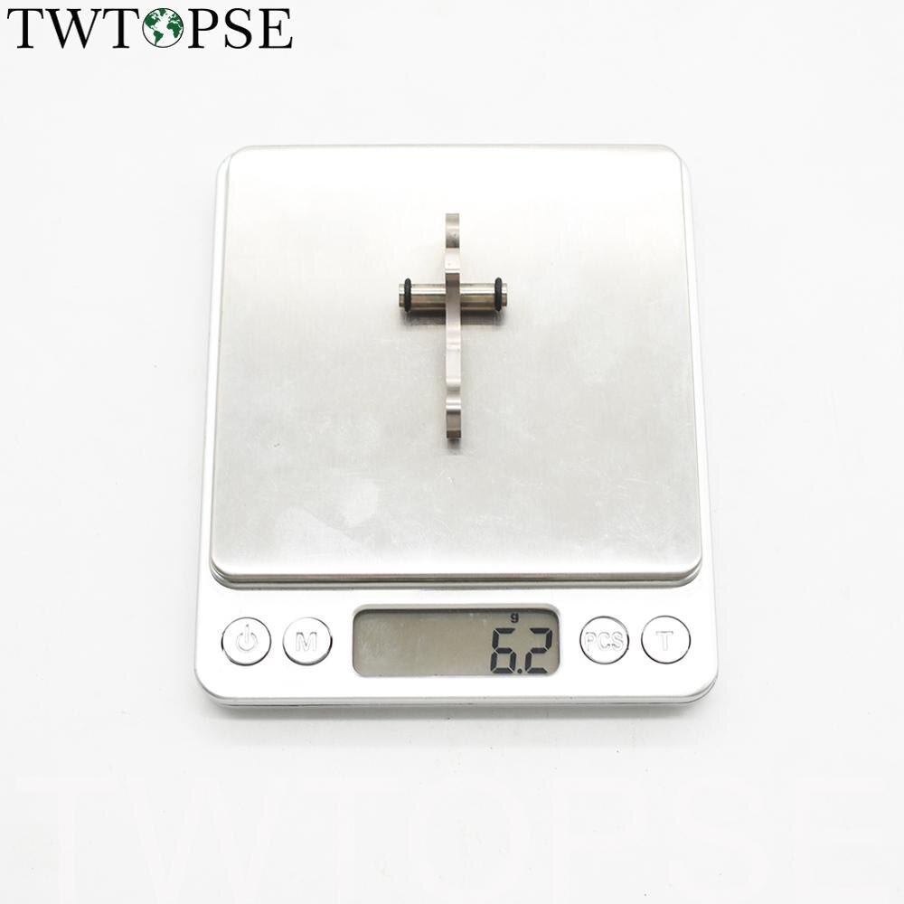 TWTOPSE 6,2g titanio sillín de la bicicleta abrazadera gancho palanca para Brompton plegable bicicleta asiento Post liberación rápida abrazadera parte accesorio