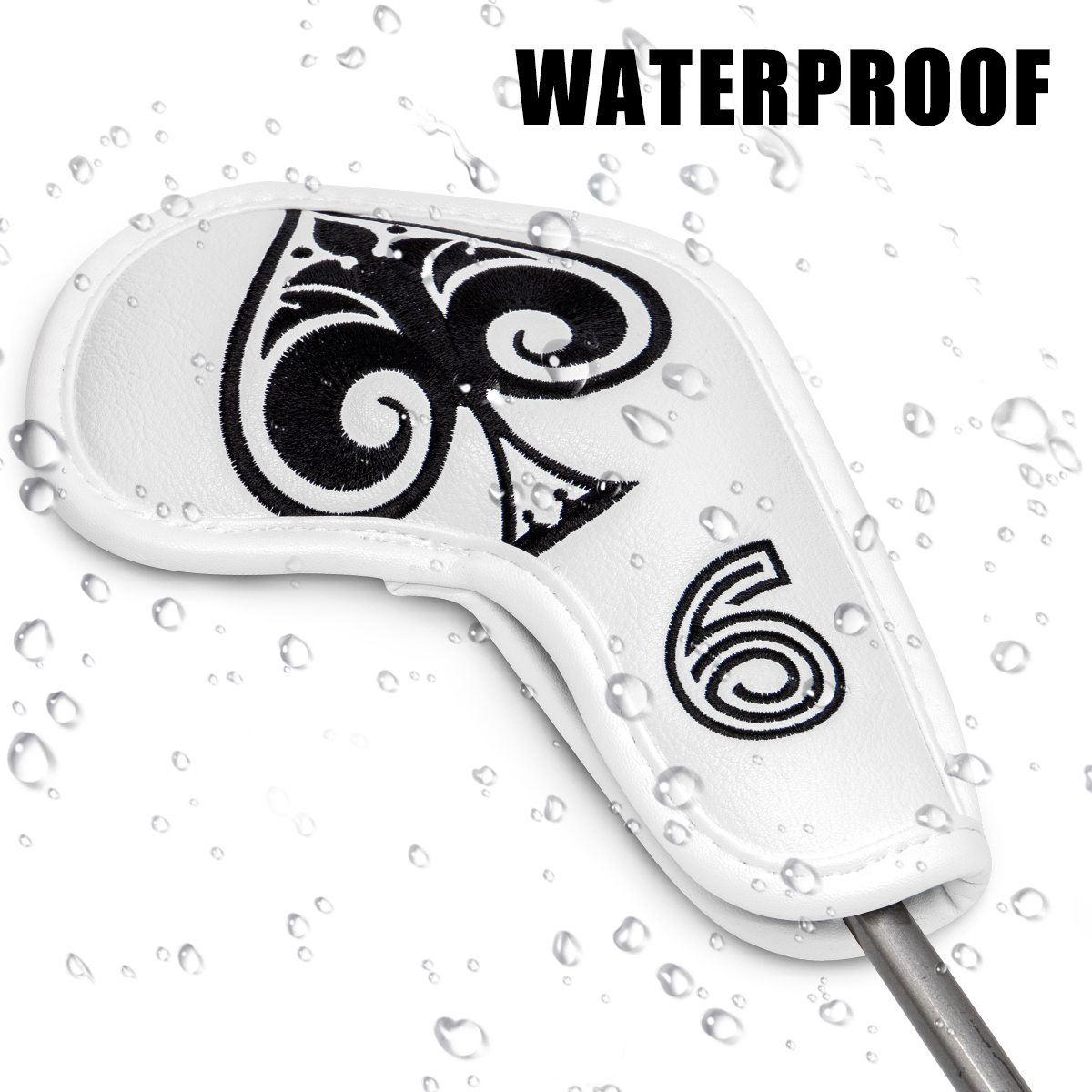 Spaten Golf Eisen Kopf Abdeckungen Eisen Headovers Keile Abdeckungen 4-9 ASPX 10 stücke