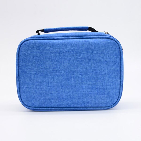 Cartuchera de 72 agujeros, material Escolar, Estuche Escolar, Estuche Escolar, cartuchera Stylo Kalem Kutusu, cartuchera, Szkolne: Blue