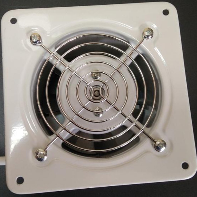 Ilmoitus -4 tuumaa 20w 220v tuuletus poistoilma tuuletin ikkuna seinä keittiö wc kylpyhuone kanava tehostin puhallin ilmanpuhdistus jäähdytys v