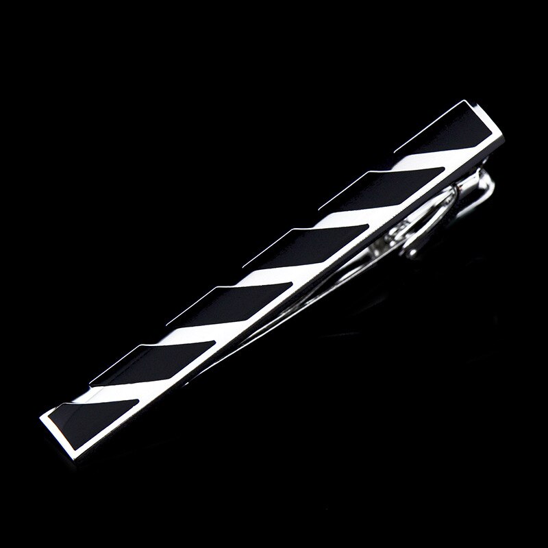 Bindeklemme til mænd klassiske meter slipseklemmer kobber bindestang emalje bindekrave nål krystal business corbata til mænd: 3