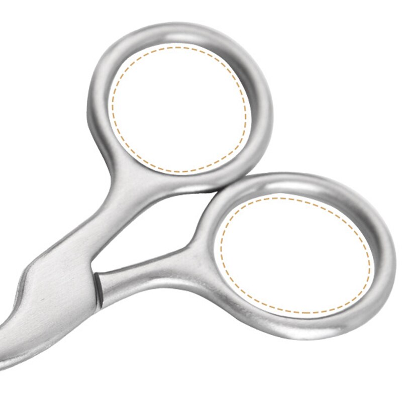 Tijeras de manicura para cutículas de uñas, herramientas de maquillaje, costura a medida, cuidado de cejas, nariz, Barba, Accesorios de belleza para la salud, 1 ud.