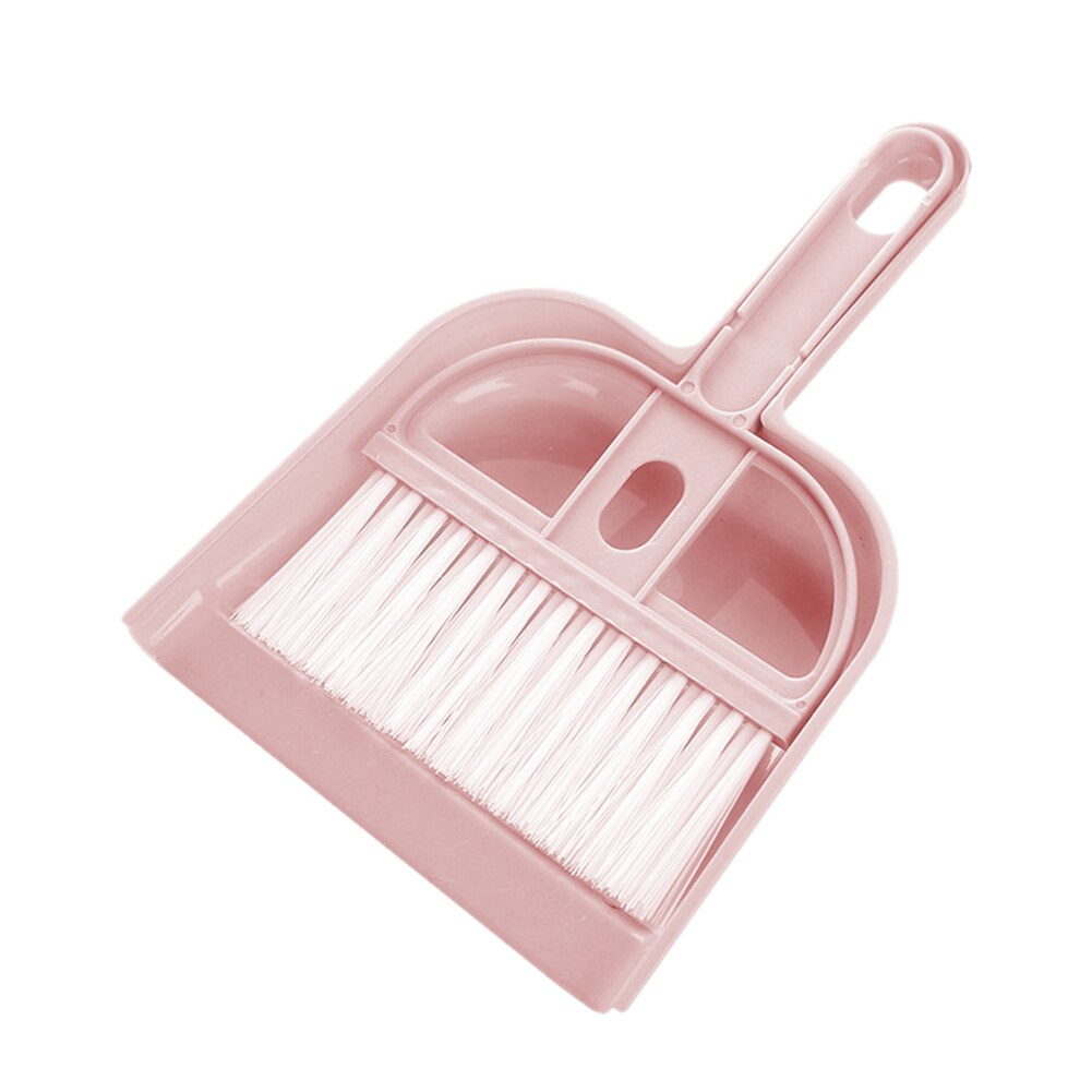 Broom and Dust Pan Set Pet Trash Cleaning Shovel Desktop Cleaning Student Cleaning Broom Sweeping Hair: PK