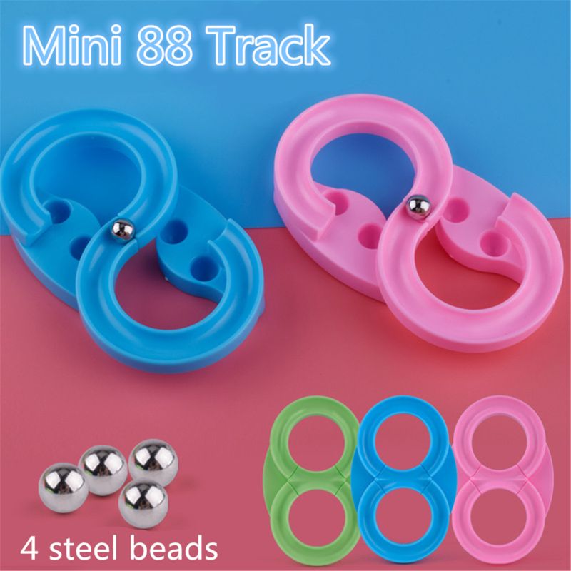 Stress Relief Toy 8 Track Fidget Pad Spinner Challenging Desk Toy Handle Toys Q6PD