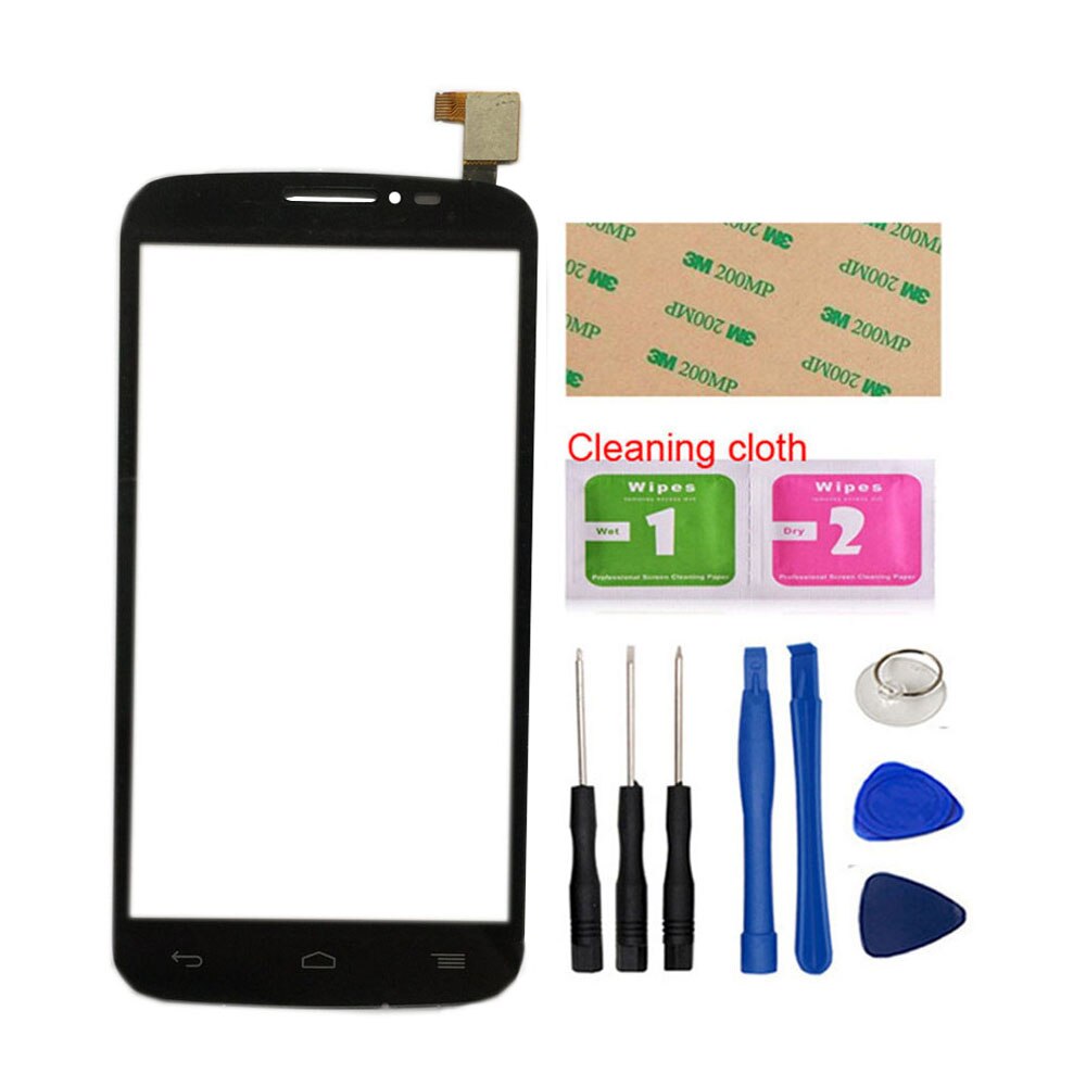 Touch Screen Digitizer Panel For Alcatel One Touch Pop C7 7041 OT-7041D 7041X 7040E 7041D Touch Screen Mobile Sensor 3M Glue: Black With Tools