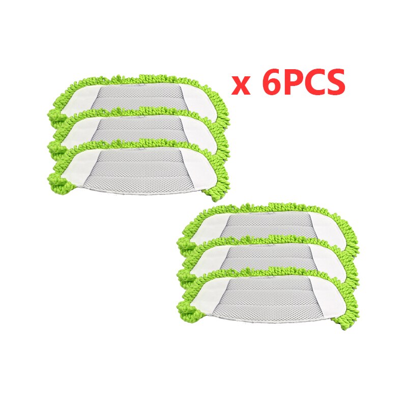 32mm 35mm inner dia Microfiber Floor Brush Smart Care Brush Household Vacuum Cleaner brush Head Universal Cleaner Accessories: 6-mops