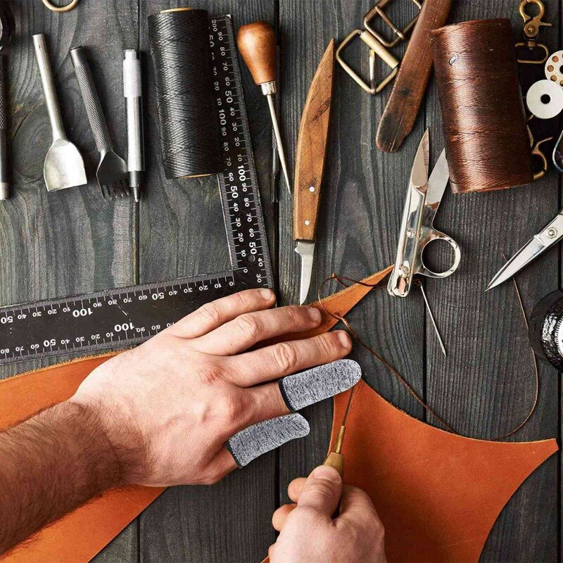 40 stück wiederverwendbare fingerschutz-schutzmatten gegen schnittverletzungen, geeignet für küchenarbeiten und bildhauerei.