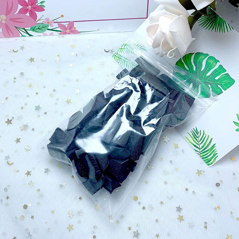 70pcs Sponge Chunks Addition for Slime Supplies Lizun Accessories Filler Charms for Slime Bead Foam Clay Mud Decoration: Black