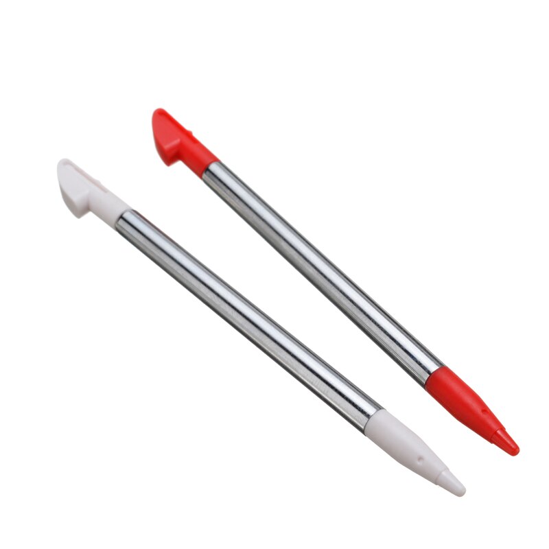 4pcs Variopinta di Tocco Dello Stilo Dello Schermo Penna di Plastica E In Acciaio Inox A Scomparsa Penne Per 3DS LL 4 Colori