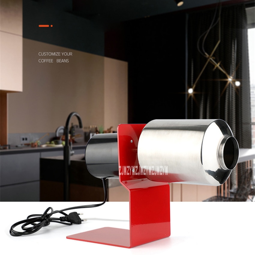 14w mini kafferostare 304 av rostfritt stål rostning maskin elektriska hushålls korn nötter kaffebönor bakning maskin 220v/110v