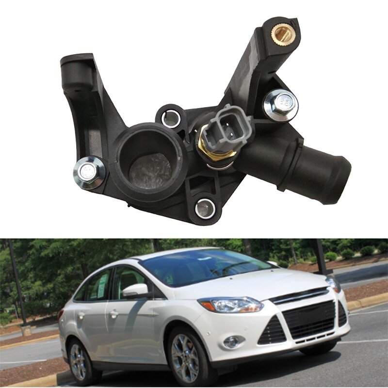 7M5G-8K556-AC Cooling System Thermostat Housing for Ford Fiesta Focus: Default Title