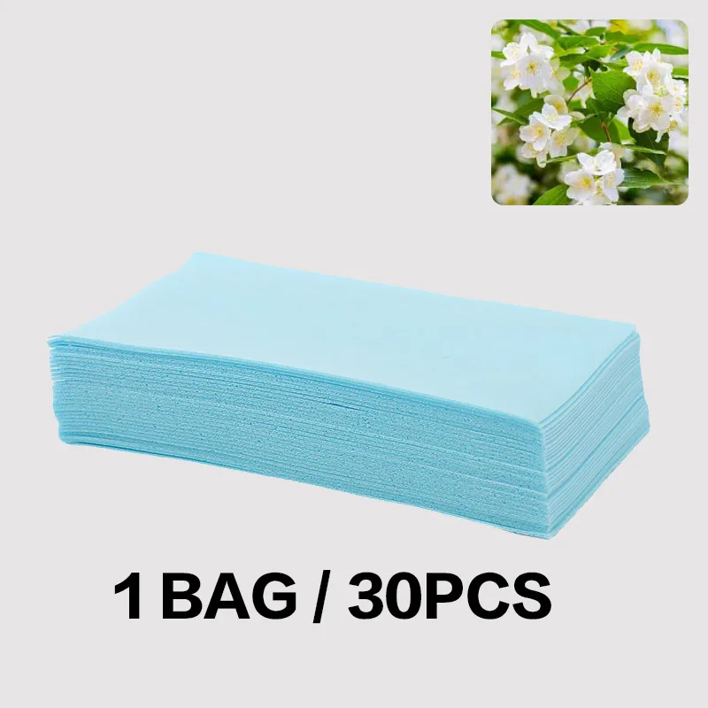 30-150pcs Toilet Cleaner Sheet Mopping The Floor Toilet Household Hygiene Toilet Deodorant Yellow Dirt Toilet Cleaning Tool: Jasmine