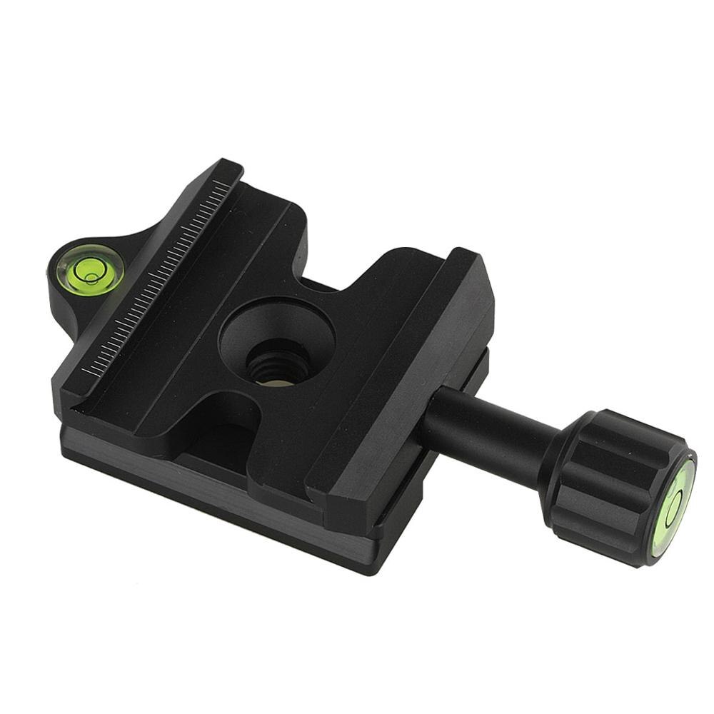 Haoge Quick Release QR Clamp Adapter Convertor for Manfrotto RC2 System to Arca-Swiss Compatible