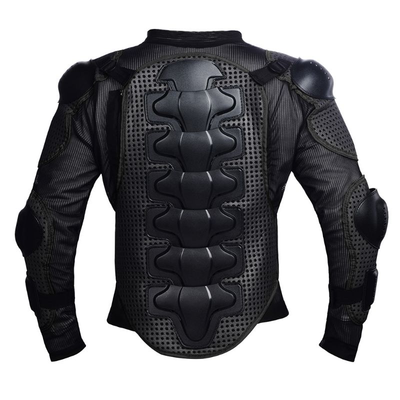 Motorcykel anti-fald jakke ridetøj helkrops skjorte motocross ryg gear  u90c