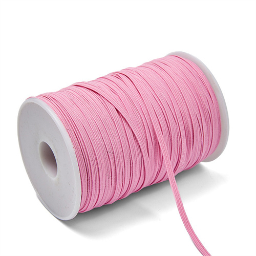 Banda de goma colorida de 3mm y 6mm, cinta elástica de costura, banda elástica de LICRA, tela de costura, accesorios de ropa DIY de 10 años