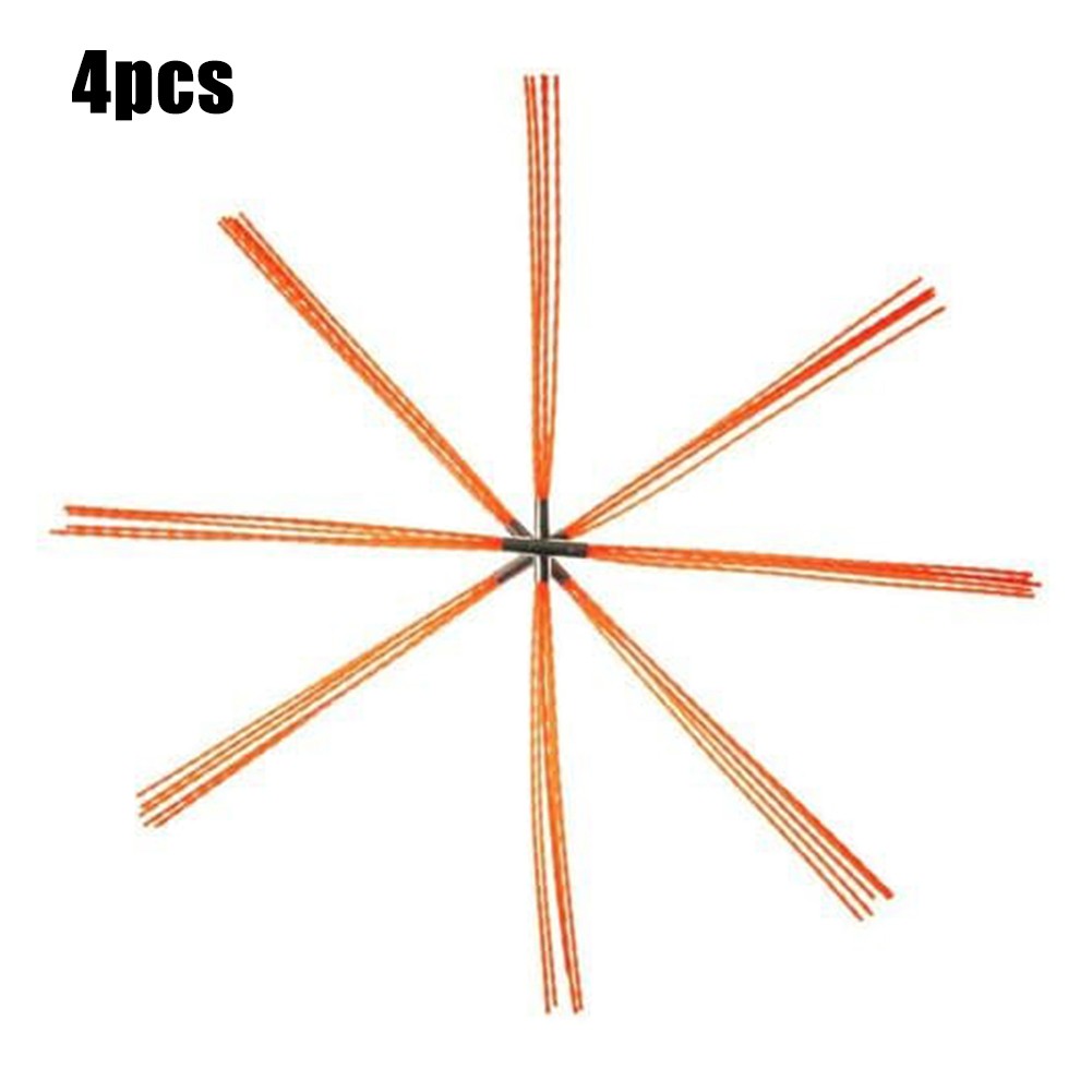 Chimney Sweep Power Sweeping Chimney Brush DIY Set Flexible Spare Bristles Nylon Brush Cleaning Tool Fireplaces Stoves Winter