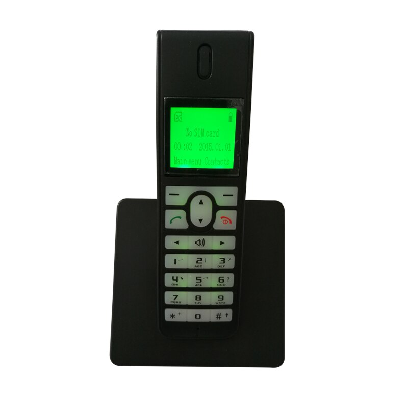 GSM draadloze handheld telefoon met 850/900/1800/1900MHZ GSM HANDSET, GSM Telefoon voor thuis en kantoor gebruik, Ondersteuning 8 land taal.