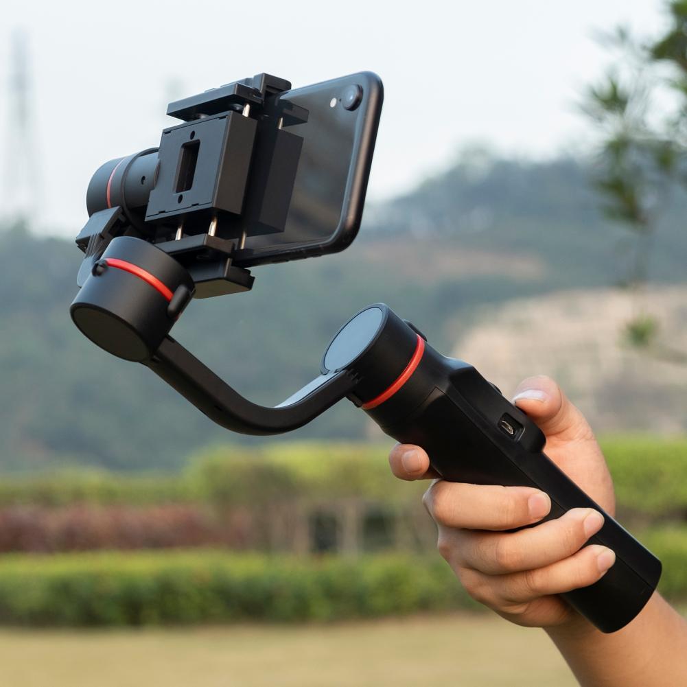 H2 Mobile Phone Stabilizer Anti-shaking Visual Tracking Rotatable 3-Axis Handheld Gimbal Stabilizer for Smartphones Video Vlog
