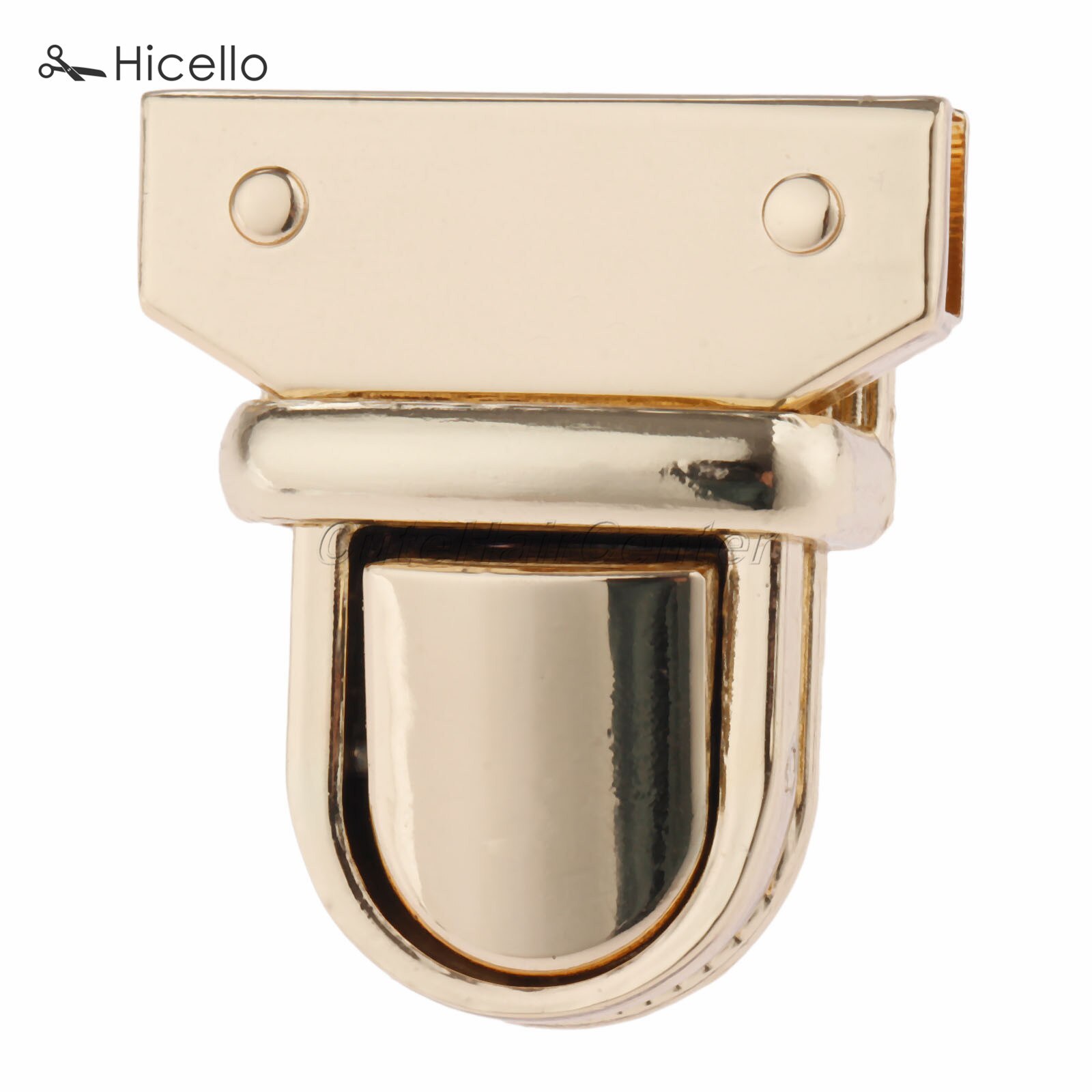 1 Set Tasche Verschluss Lock Twist Drehen schlösser Zink-legierung 33*29mm für Gepäck Leder Taschen Kleidung Schuhe nähen Zubehör Handwerk Hicello: Gold