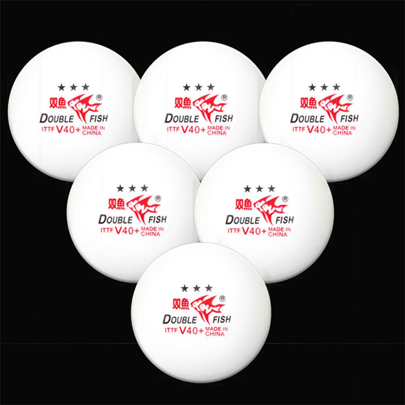50Pcs/Lot DOUBLE FISH Material V40+mm Table Tennis Ball Three star Level Match game Training PingPong Balls