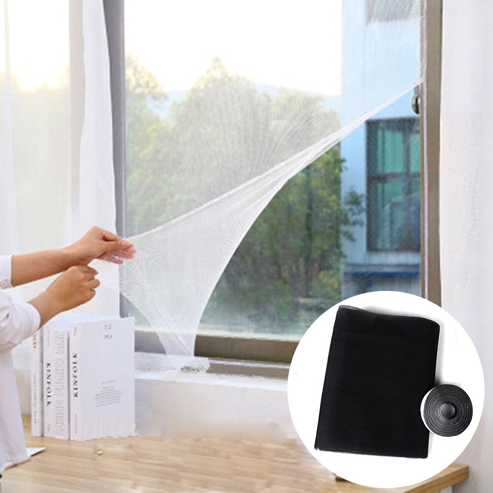 1.3*1.5m/1.5*2m Window Screens Portable Invisibility Free Of Punching Installation Insects Prevention Screen Anti mosquito nets