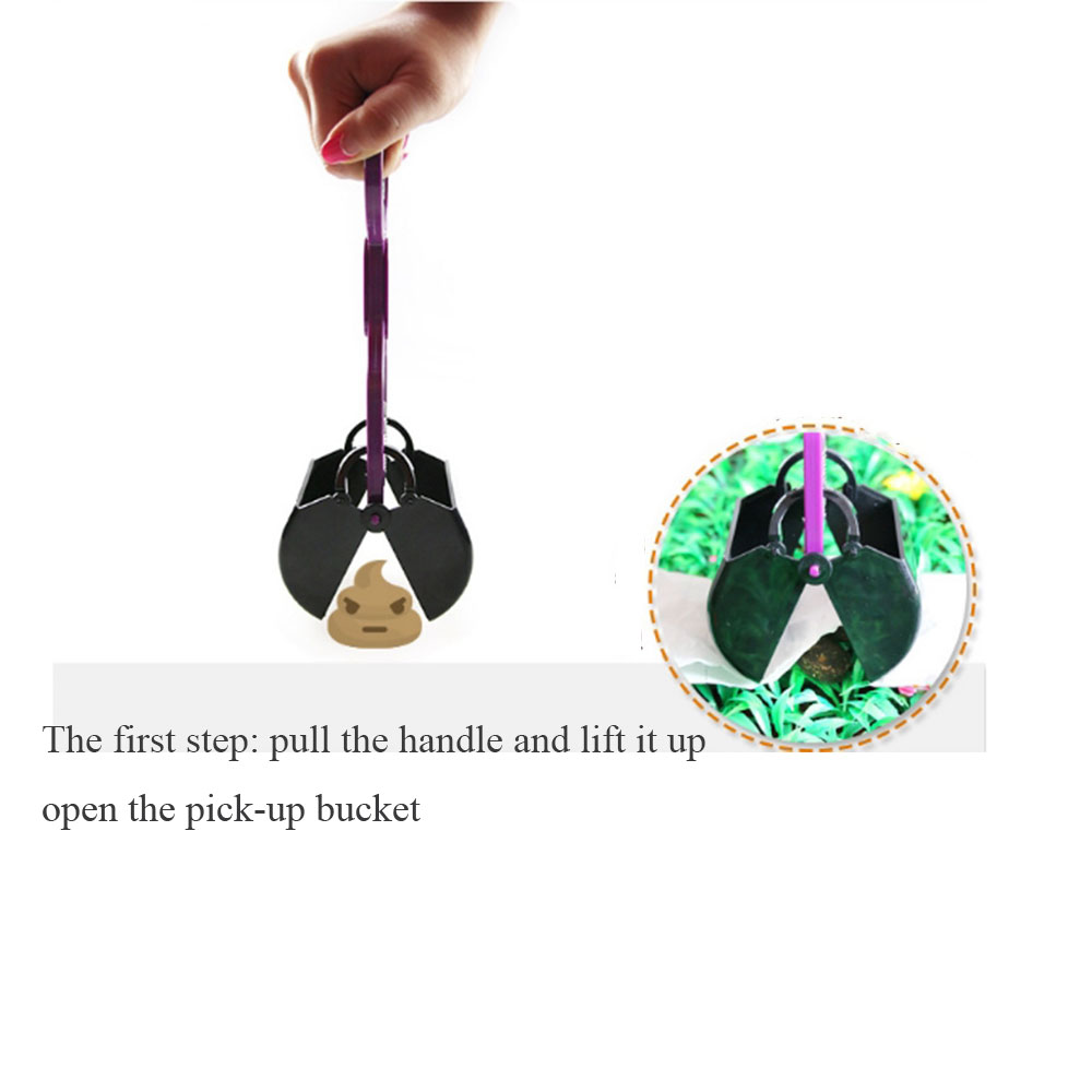 Pet Outdoor Pick Up Excreta Cleaner Pet Waste Pick Up Jaw Dog Cat Waste Picker Jaw Poop Scoop Pick Up Easy to Use