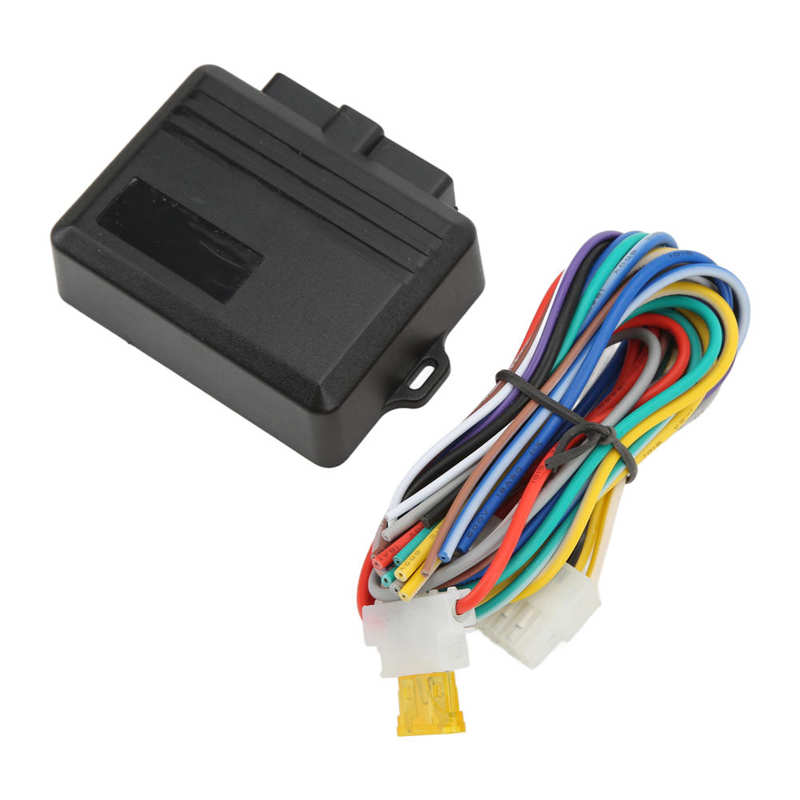 Power Window Roll Up Module Black ABS Car Power Window Closer Module Antiwear for 4 Door Cars