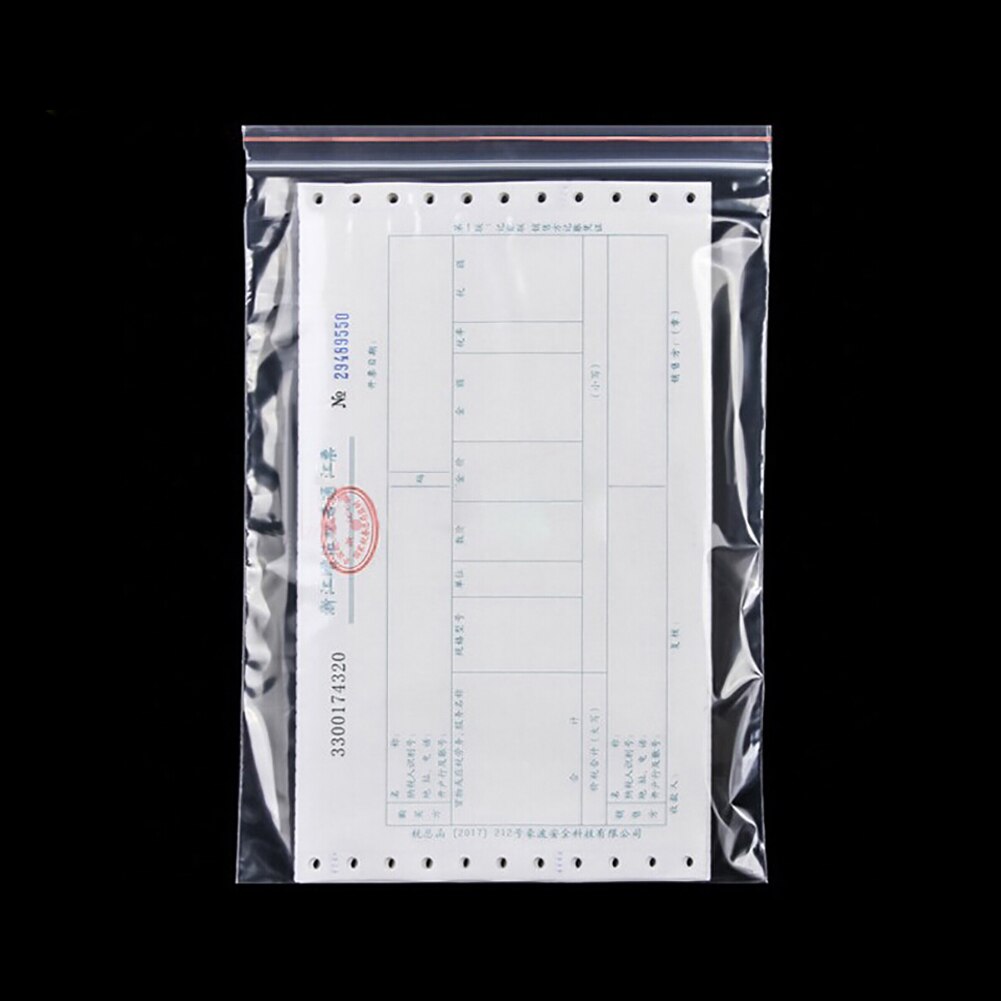 100Pcs/Lot Clear Stand Up Pouch Plastic Zip Lock Bags Zipper Transparent Nut Fruit Snack Self Seal Food Storage Package Poly Bag