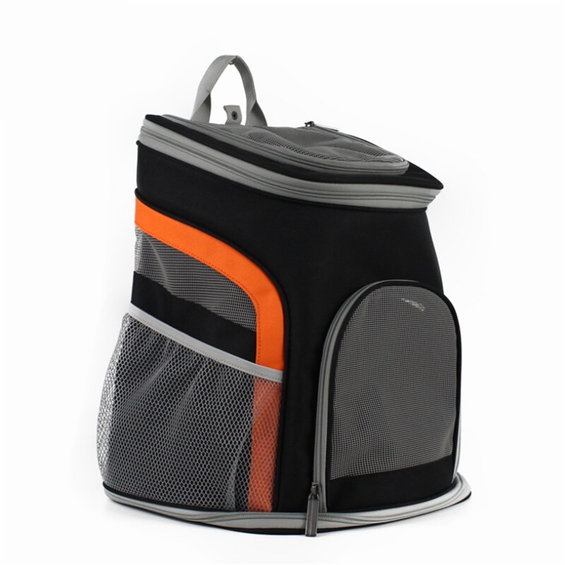 Cat Backpack Travel Cat Carrier Portable Breathable Cat Bag Fodable Transport Backpack for Kitten Outgoing Pet Bag Mesh Windows