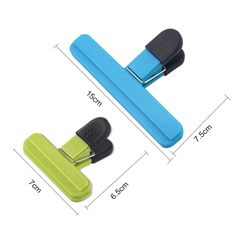 Clip de sellado de bolsas de comida para el hogar, Clip de cierre para bolso para té o café, Clips de plástico portátiles, herramienta de almacenamiento para la cocina, 1 Uds.