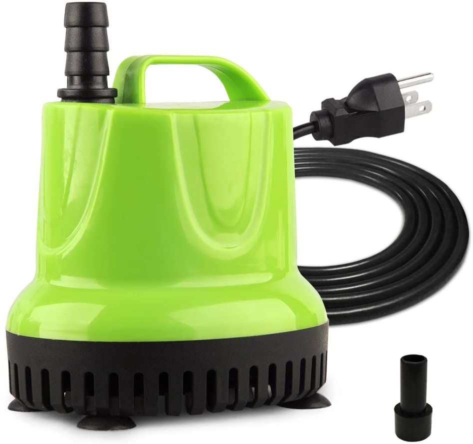 160GPH Submersible Water Pump for Pond Aquariums Hydroponics Fish Tank Garden Fountain Waterfall: Default Title