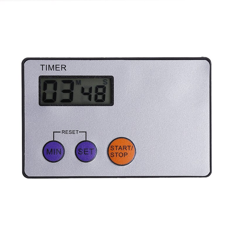 Timer Pocket Kitchen Cooking Countdown Rest Sports Credit Card Size Study