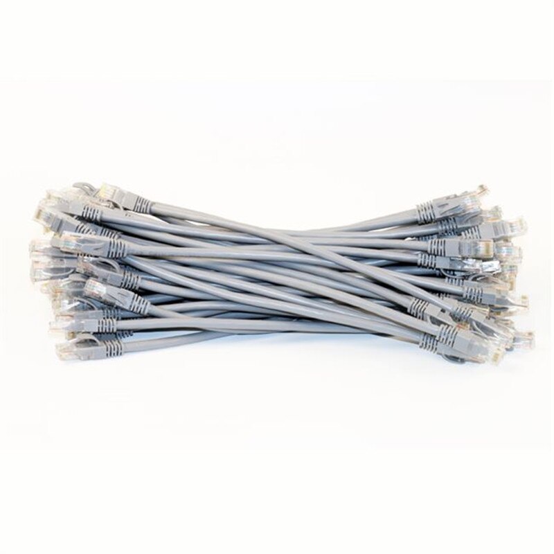 RJ45 CAT5 CAT5e Utp Ethernet Netwerk Kabel Male Naar Ethernet Mannelijke RJ45 Patch Lan Korte Kabel Verlengd Lijn 0.1 M/0.2 M/0.3 M/0.5 M/1 M