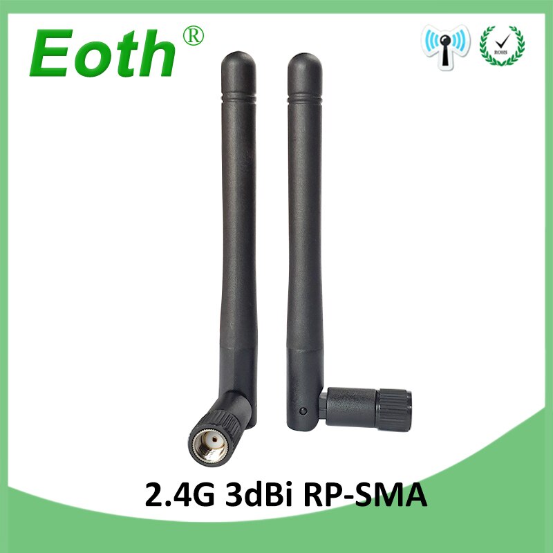 2.4 Ghz Wifi Antenne Iot 3dBi Antenne RP-SMA Connector 2.4G Antena 2.4 Ghz Antenne Wi-fi Antenas Wi-fi Antennes draadloze Router