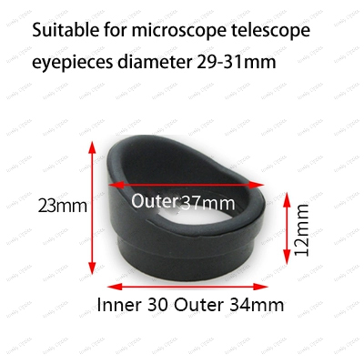 2 PCS 28-36mm Various Soft Rubber Eyepiece Eye Shields Eye Cups Guards Binoculars Microscope Telescope Night Vision Eye Cups: Silver