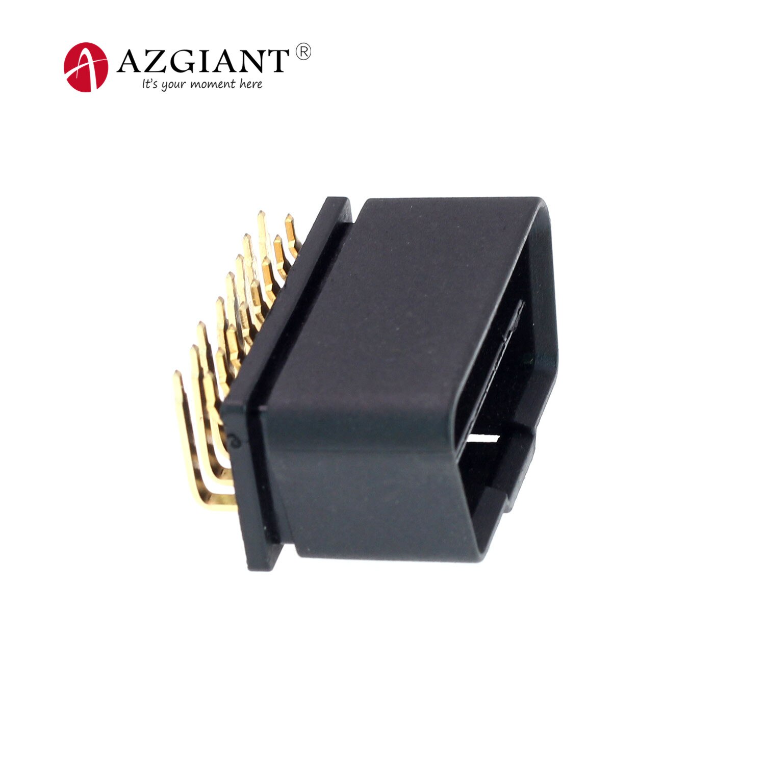 12V 24V Plug OBD2 16pin Male Connector 90 Degree Elbow Gold Plating OBD II Adapter Socket for car Auto Scanner