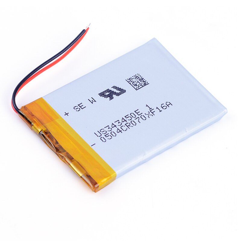 343450 3.7V 600mAh Rechargeable Li-Polymer Li-ion Battery For mp3 mp4 bluetooth earphone GPS toys DVR E-book US343450E 323450