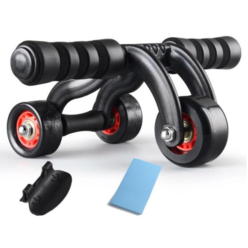 Multifunctional Giant Frog 3/4 Wheels AB Roller Exercise Fitness Abdominal Rollers Muscle Trainer Household Gym Equipment /40